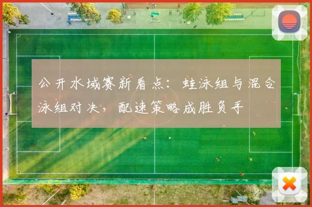 公开水域赛新看点：蛙泳组与混合泳组对决，配速策略成胜负手